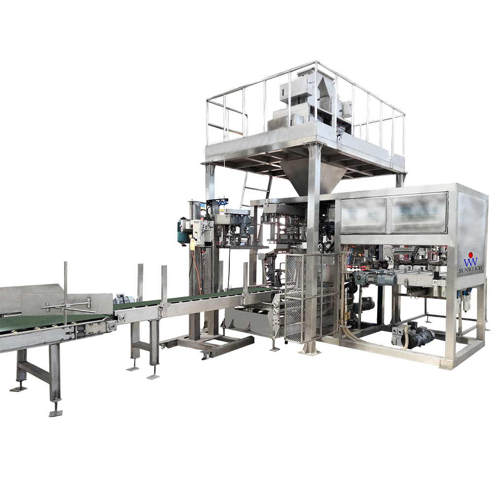Anhydrous calcium chloride full-automatic packaging machine